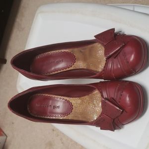 Red madden girl heels